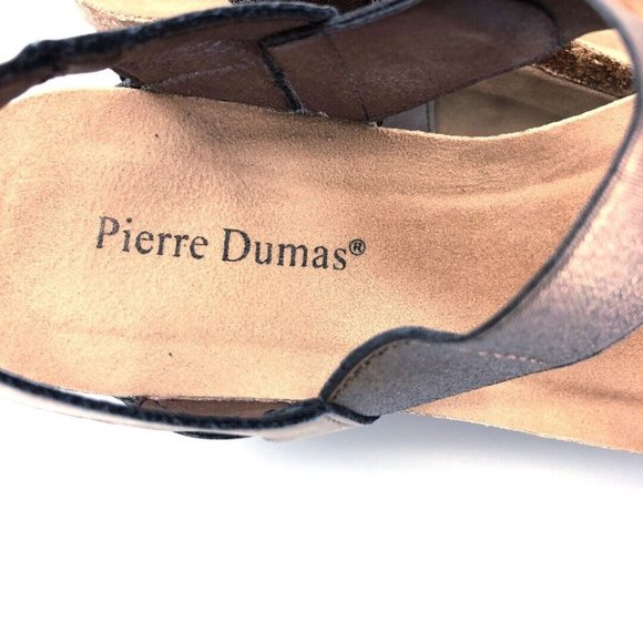 Pierre Dumas Hester Women's Vegan Platform Wedge Open Toe Sandals- Size 8.5 - Picture 5 of 5